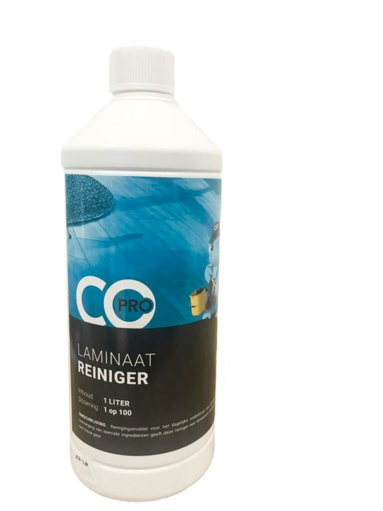 Co-pro laminaatreiniger voor dagelijkse reiniging Verkoop per 6 flessen a 1 liter (is 1 doos)